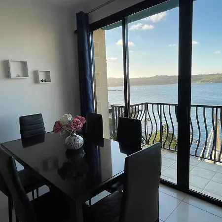 Daire Panoramic Sea View Duplex Penthouse - 2 Bedrooms - 2 Living St. Paul's Bay